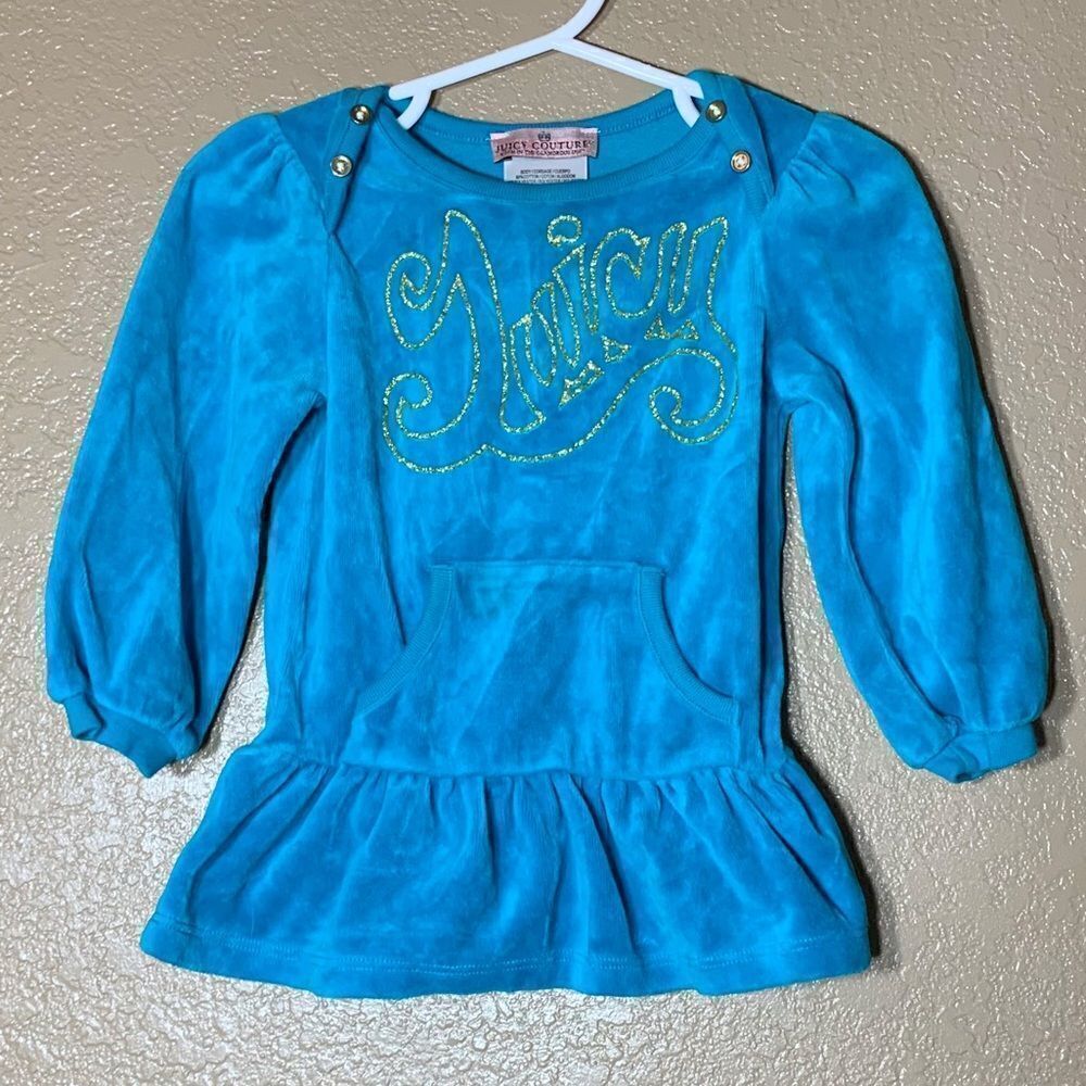 Juicy Couture toddler girl velour sweater‎